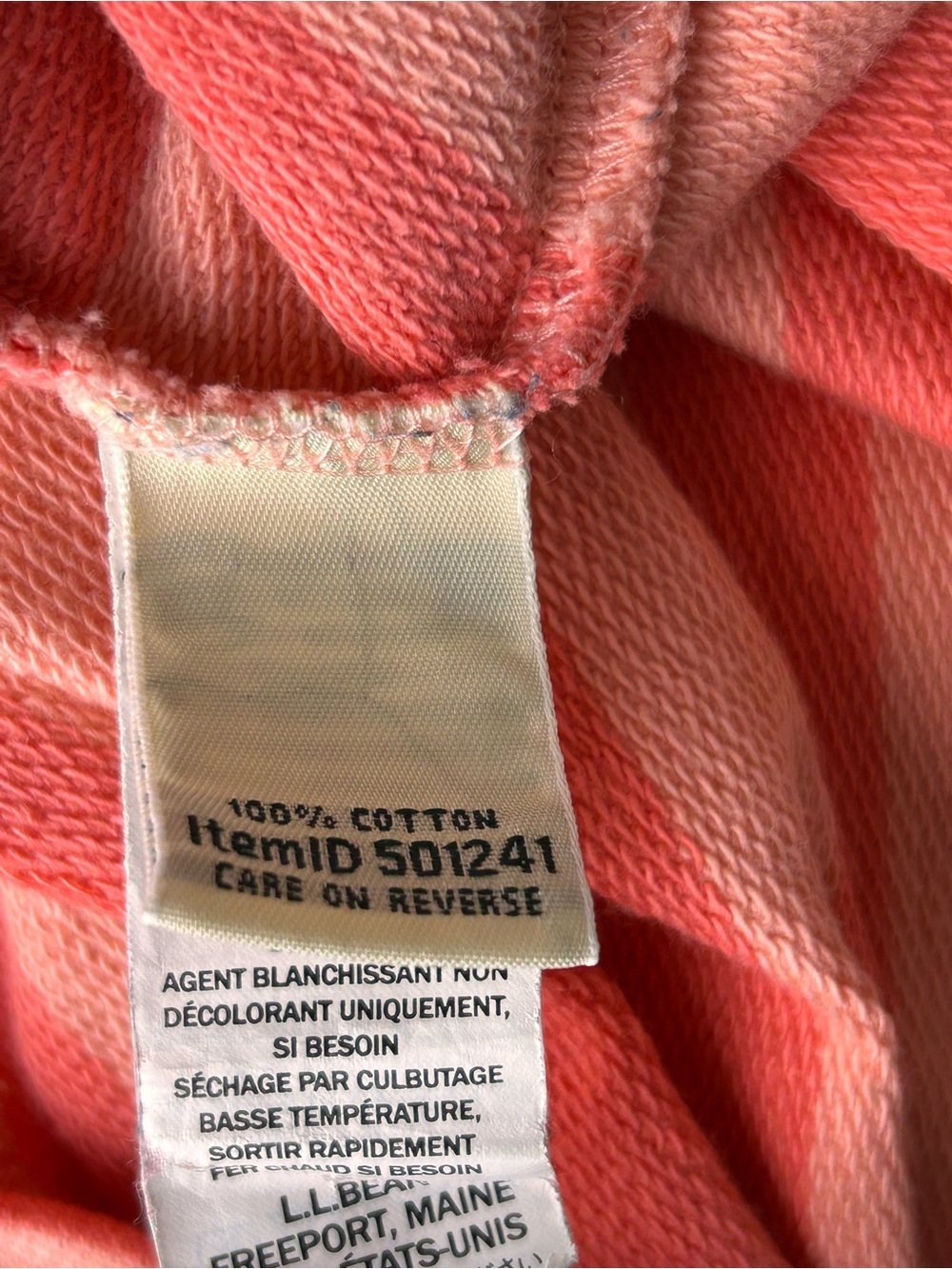 Poshmark Title:
L.L.Bean Striped Quarter Button Pullover XL Prep Sweatshirt Top - Picture 5 of 7
